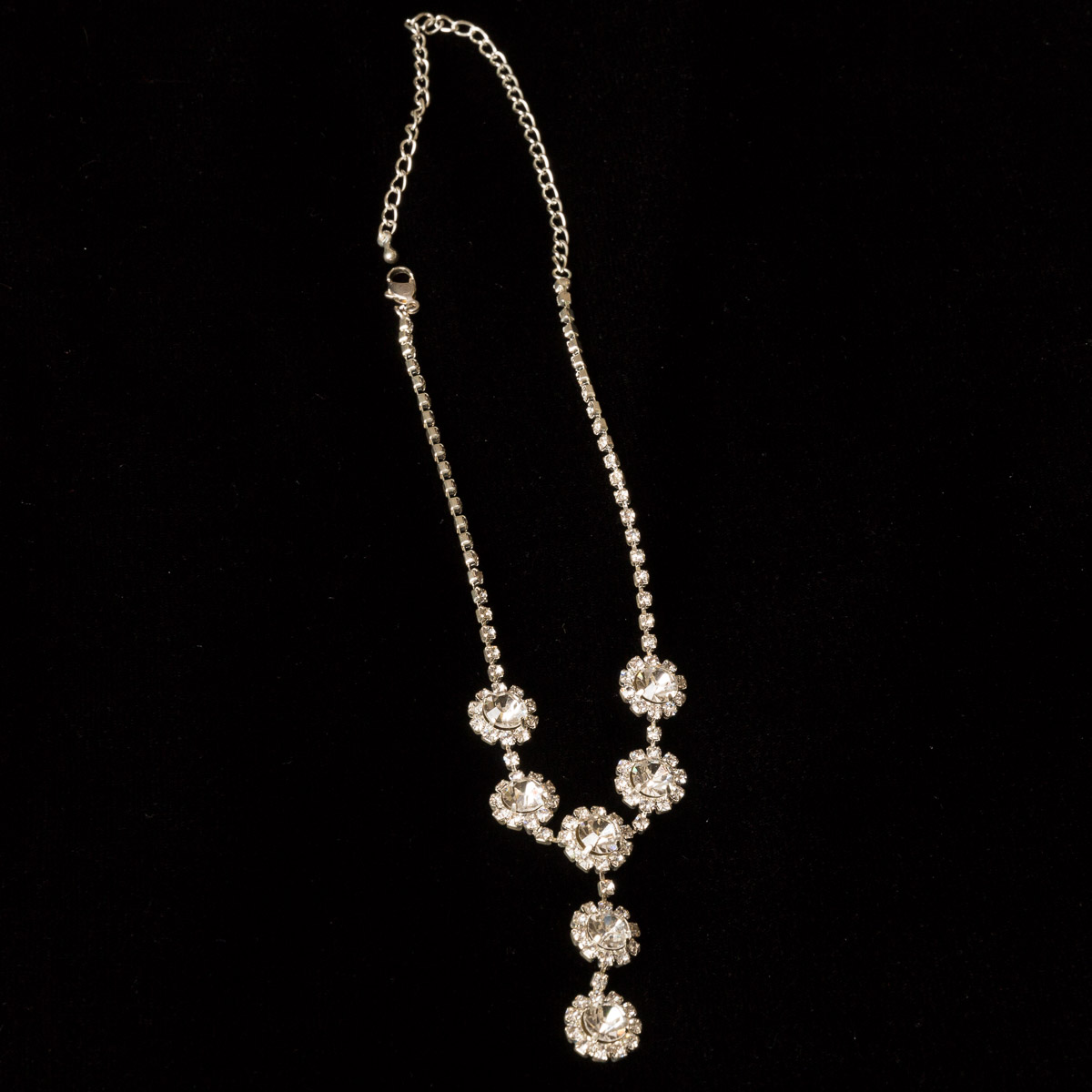 Diamante Drop Necklace - Designer Wedding Dresses in Stockport by ...